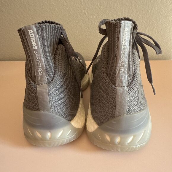 Adidas Crazy Explosive 2017 Primeknit \'Grey\' US Mens Size 8 Basketball Shoes